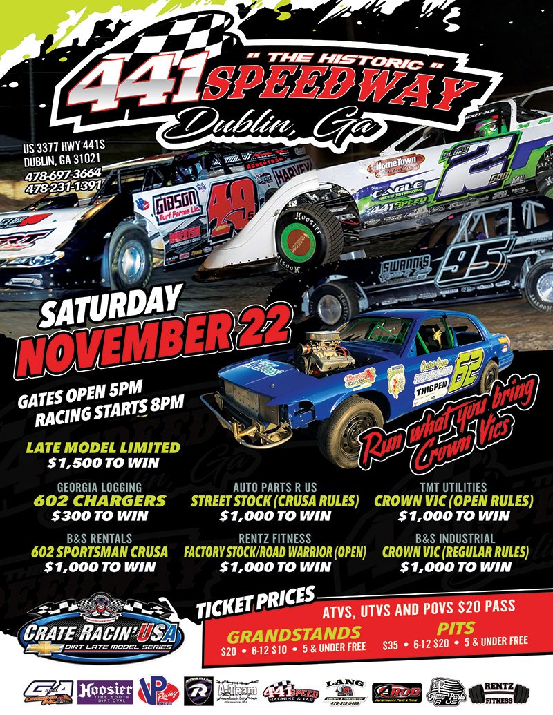 Sample racing flyer preview